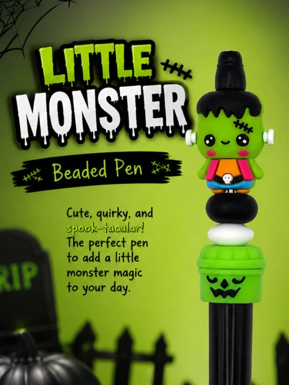 Little Monster Halloween Beaded Pen